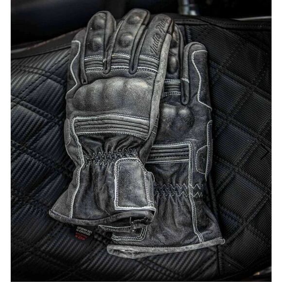 New. Indie Ridge  FULL GAUNTLET • BLACK leather. XXL Retails $84 - Picture 1 of 13